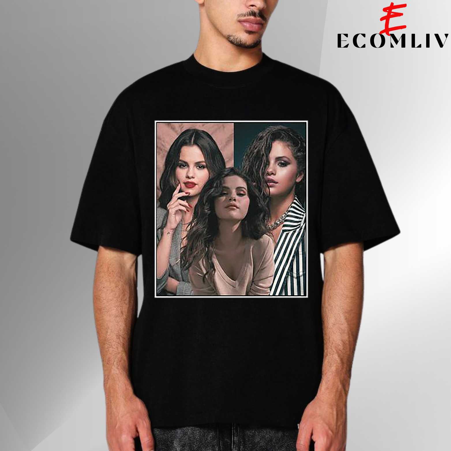 Selena Gomez T-Shirt, Unisex Pop Streetwear Tee